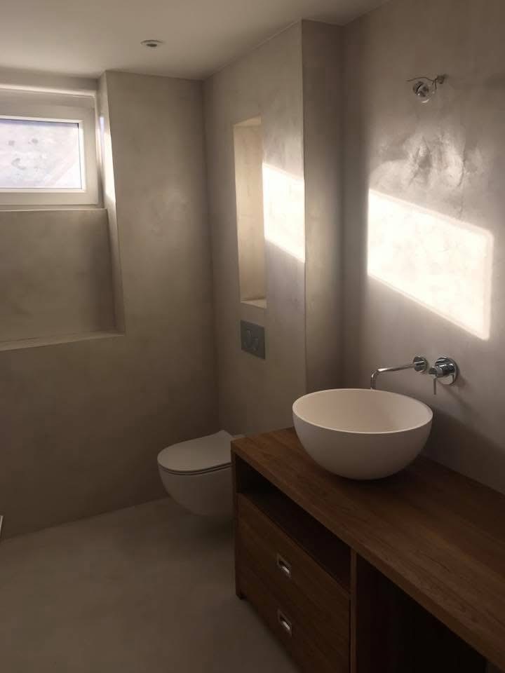Béton ciré - salle de bain