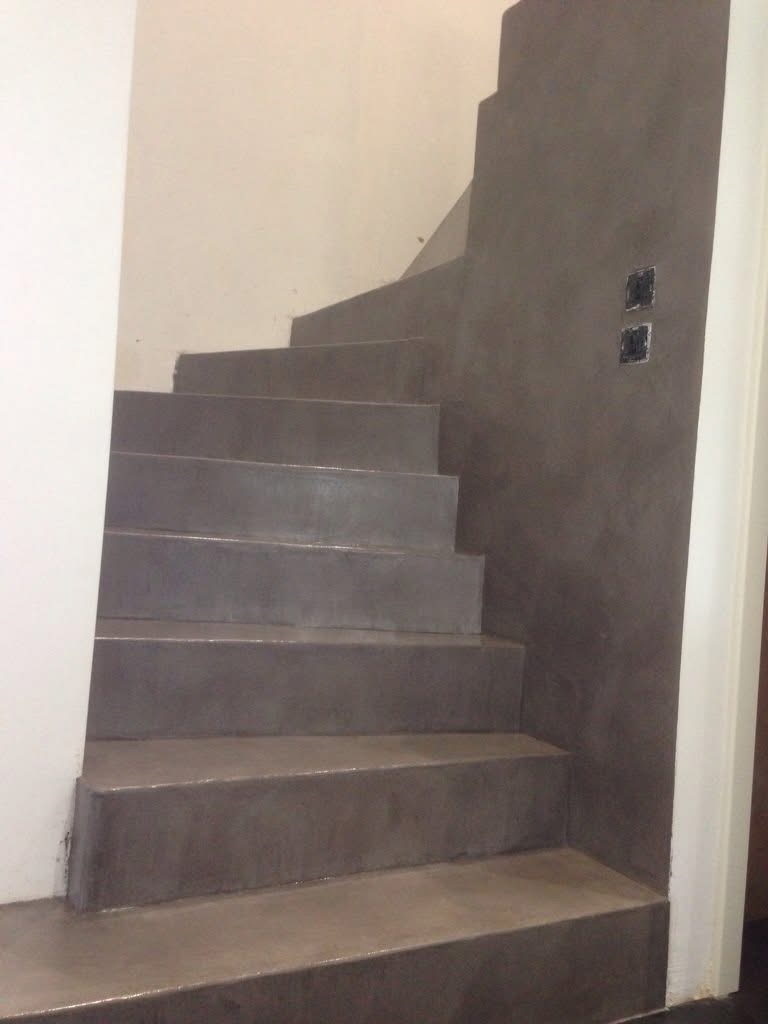 Béton ciré - escalier