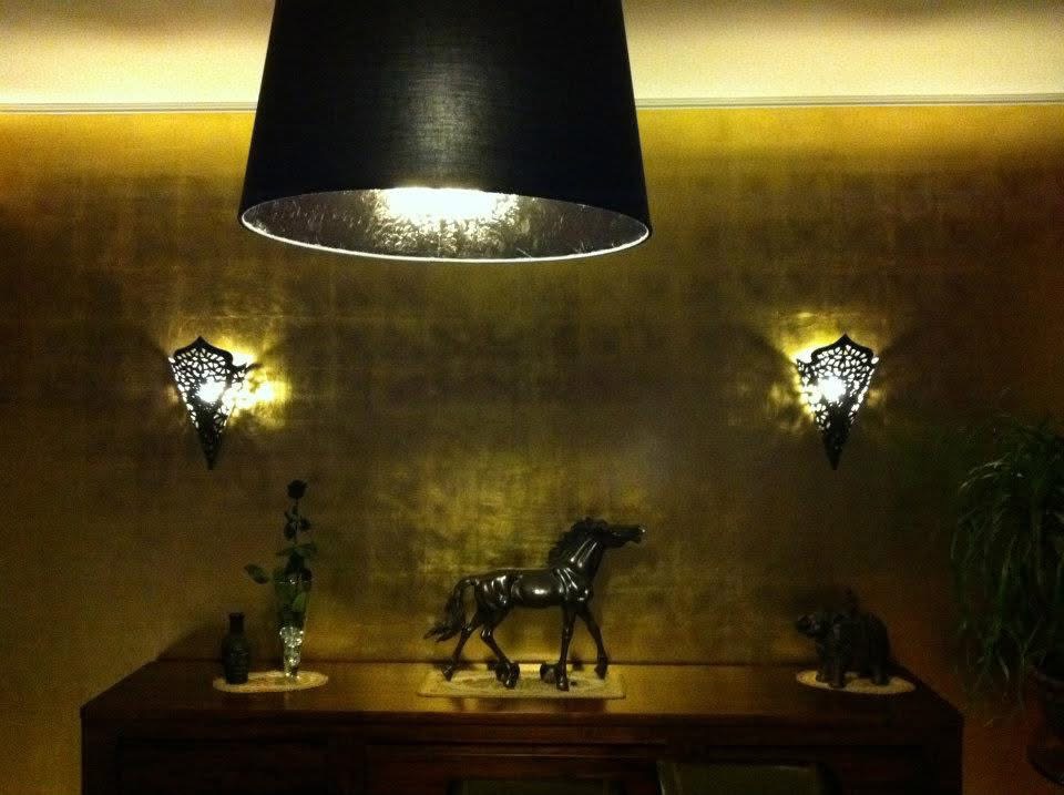 Dorure à la feuille dorée - intérieur